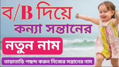 B দিয়ে মেয়েদের আধুনিক নাম